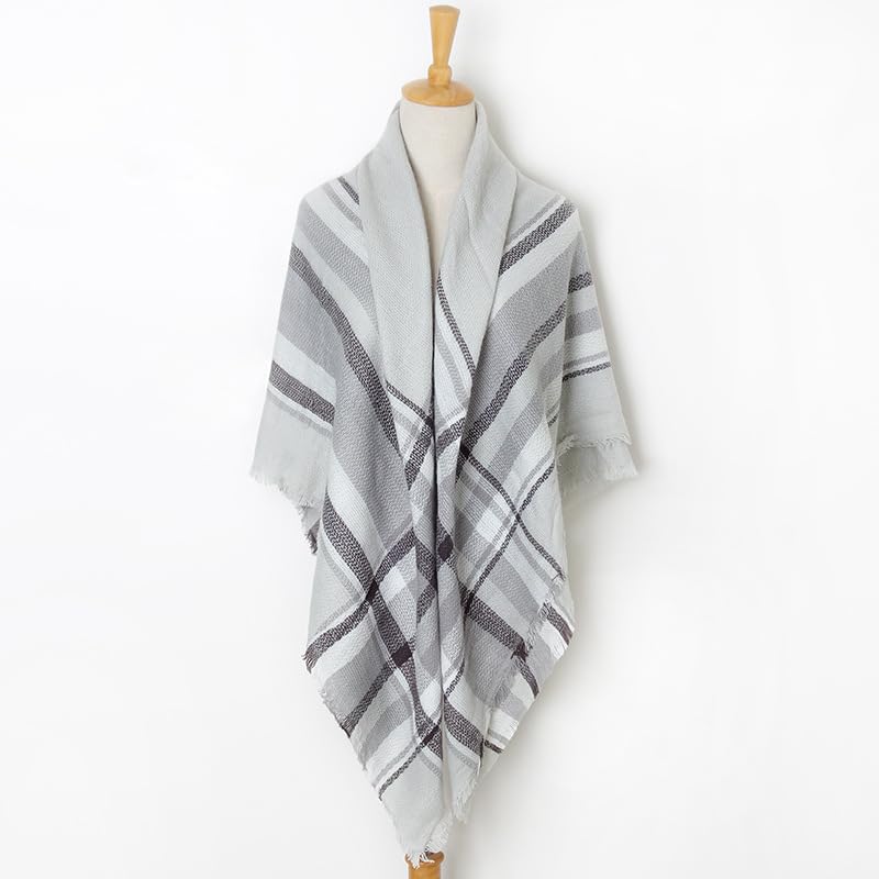 Neal LINK Women's Scarves Wraps Warm Blanket Scarf Shawl Winter Plaid Scarfs for Women - Image 3